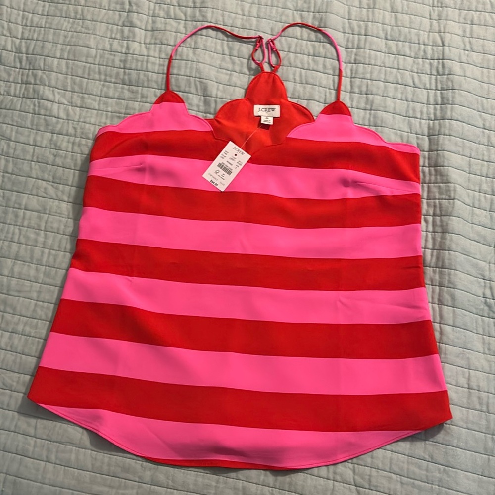 NWT J CREW striped tank
